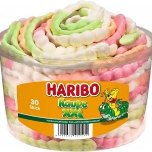 Haribo Int. Gummibonbons Dose Raupe XXL 960 g