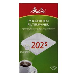 Melitta Filtertüte Pyramiden-Filterpapier 202 S 202s 100 Stück