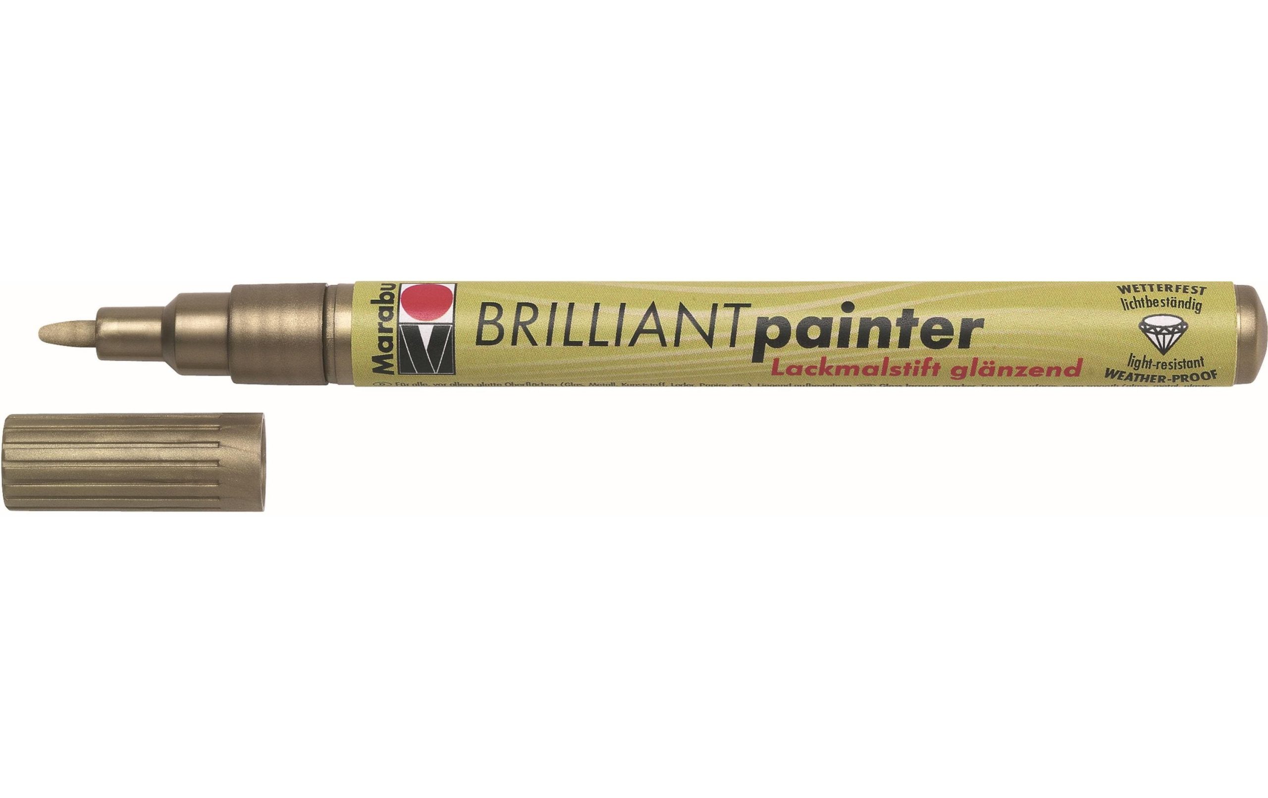 Marabu Permanent-Marker BRILLIANT painter Gold