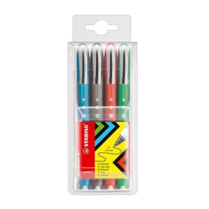 STABILO Rollerball worker colorful 4er Etui