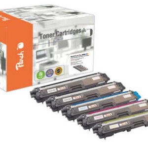 Peach Toner Brother TN-241 / 5 2x Black, 1x Cyan, Magenta, Yellow