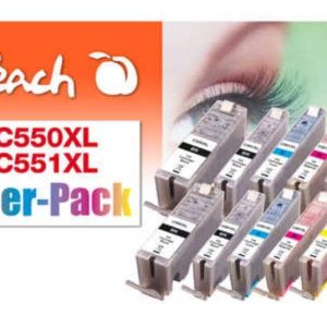 Peach Tintenset Canon PGI-550/CLI-551