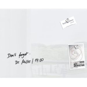 Sigel Magnethaftendes Glassboard artverum 40 cm x 60 cm, Weiss