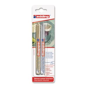 edding Lackmarker 780 Gold, Silber