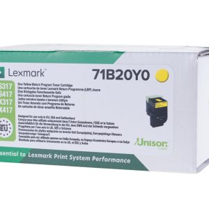 Lexmark Toner 71B20Y0 Yellow