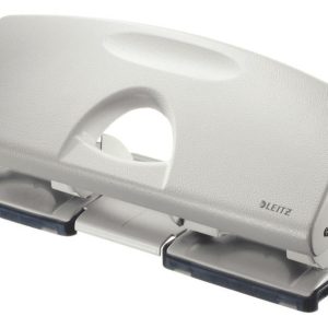 Leitz Locher Mehrfachlocher, Grau, 25 Blatt