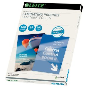 Leitz Laminierfolie A4, 100 µm, 100 Stück, Glänzend