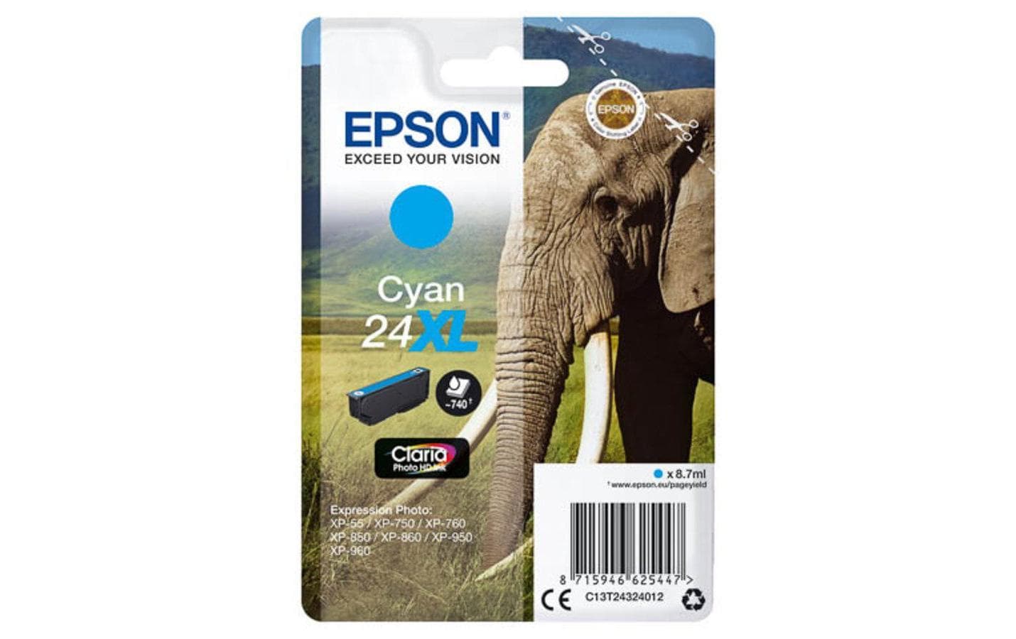 Epson Tinte T24324012 Cyan