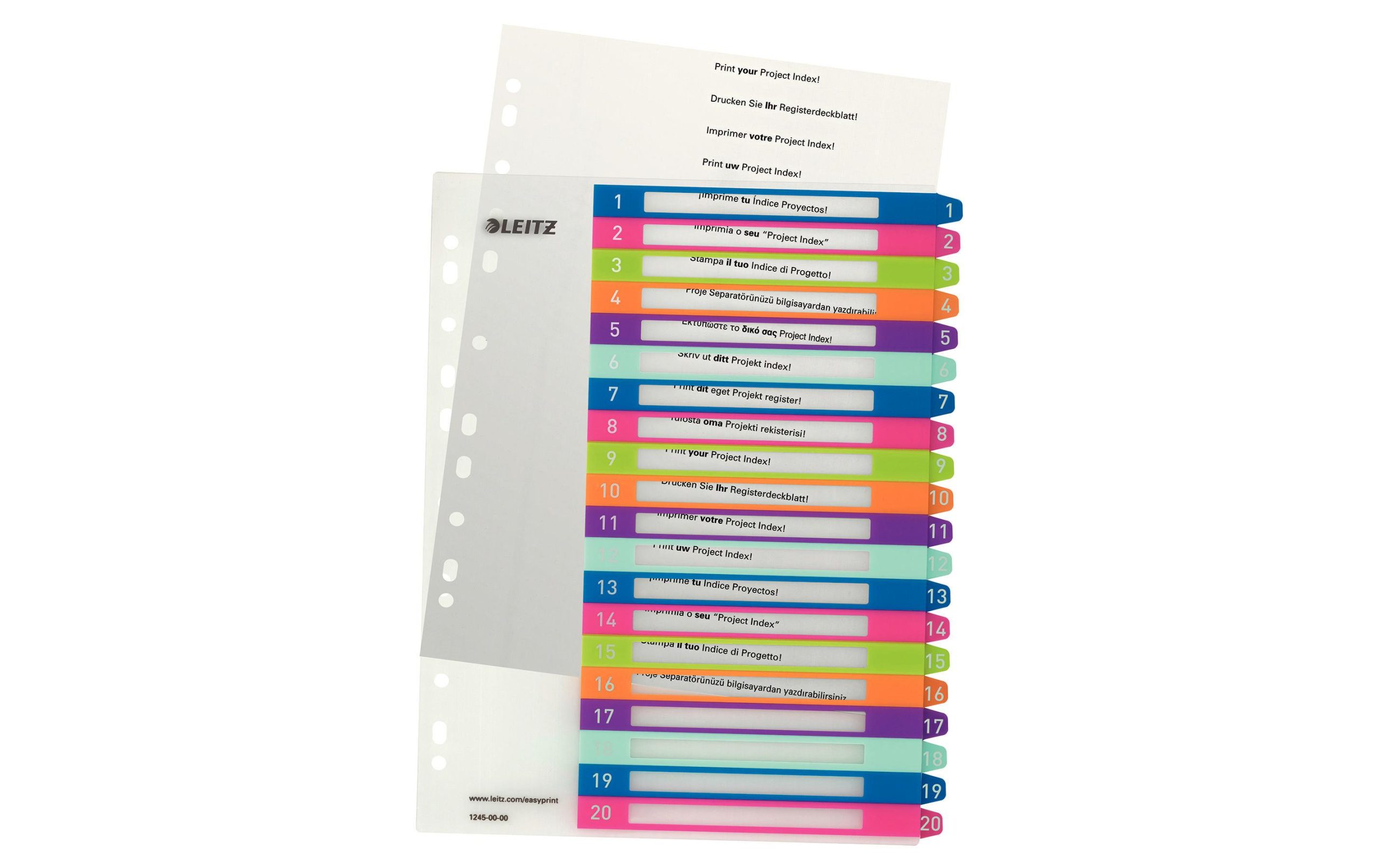 Leitz Register WOW A4 1-20