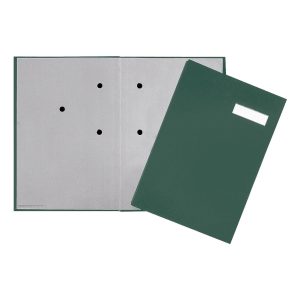 Pagna Unterschriftenmappe mit 20 Fächer, Grün
