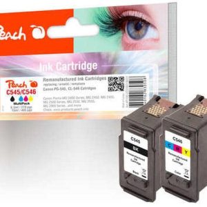 Peach Tintenset Canon PG-545 / CL-546 1x BK, 1x Color