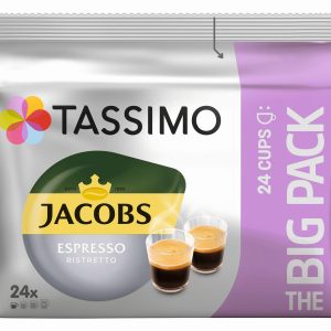 TASSIMO Kaffeekapseln T DISC Jacobs Espresso Ristretto 24 Portionen