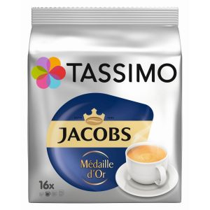 TASSIMO Kaffeekapseln T DISC Jacobs Médaille d’Or 16 Portionen