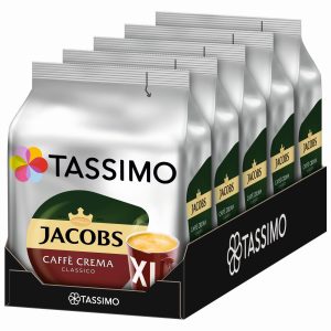 TASSIMO Kaffeekapseln T DISC Jacobs Caffè Crema XL 80 Portionen
