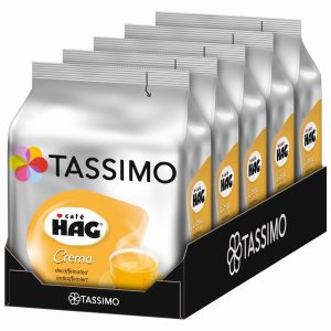 TASSIMO Kaffeekapseln T DISC Café HAG Crema 80 Portionen