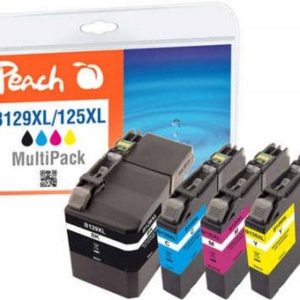 Peach Tintenset Brother LC-129XL / 125X