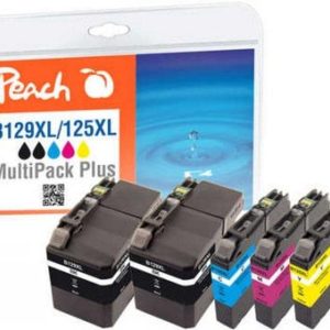 Peach Tintenset Brother LC-129XL / 125X