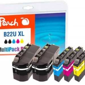 Peach Tintenset Brother LC-22UXL