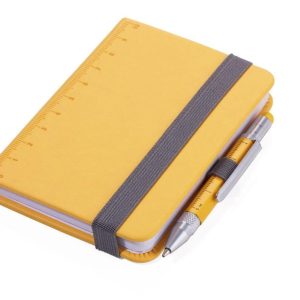Troika Notizbuch LILIPAD+LILIPUT A7, Blanko, Gelb