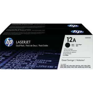 HP Toner Nr. 12A (Q2612A) Black (2er-Pack)