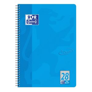 Oxford Notizheft Touch Collegeblock, A4, Kariert, Meerblau
