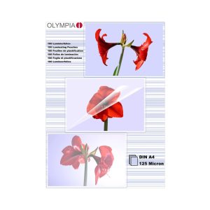 Olympia Laminierfolie A4 ,125 µm, 100 Stück, Glänzend