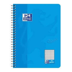 Oxford Notizheft Touch Collegeblock , B5, Kariert, Meerblau