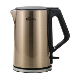 Koenig Wasserkocher Cool Touch 1.5 l, Chrom