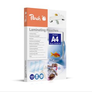 Peach Laminierfolie A4, 100 µm, 100 Stück, Glänzend