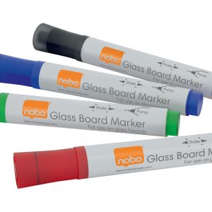 Nobo Whiteboard-Marker Ink Trocken, Mehrfarbig, 4 Stück