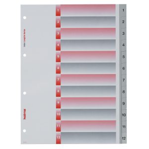 Kolma Register A4 LongLife 1-12