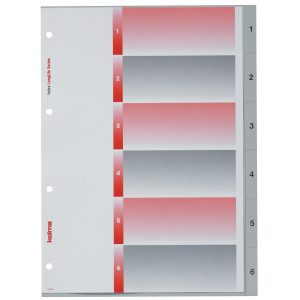 Kolma Register A4 LongLife 1-6