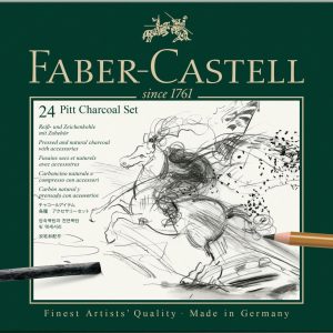 Faber-Castell Graphitstift Faber-Castell PITT 24er Metalletui