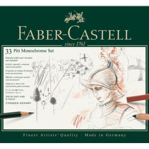 Faber-Castell Graphitstift Faber-Castell Pitt Monochrome 33er