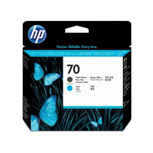 HP Druckkopf Nr. 70 (C9404A) Matte Black/Cyan