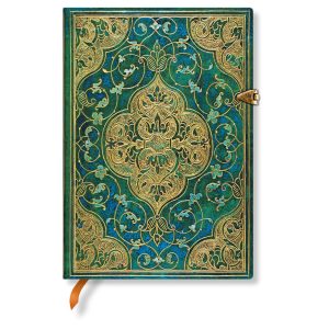 Paperblanks Notizbuch Chroniken Midi, Liniert, Türkis