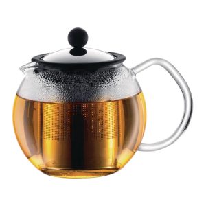 Bodum Teebereiter Assam  0.5 l, Schwarz glanz