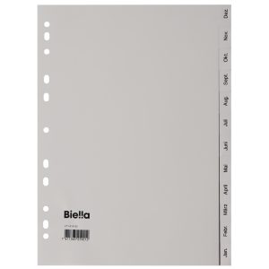 Biella Register A4 Vollformat, Dez-Jan