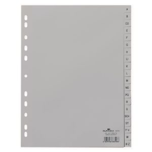 DURABLE Register A4 A-Z, Grau