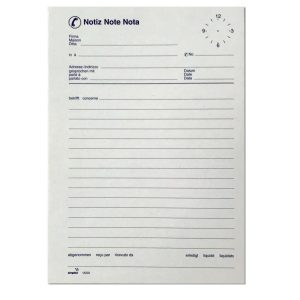Simplex Notizblock A5 70 Blatt, Telefon