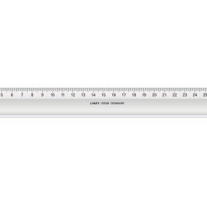 Linex Lineal mit Tuschekante, 30 cm
