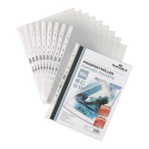 DURABLE Zeigetasche A4 Premium 10 x Transparent