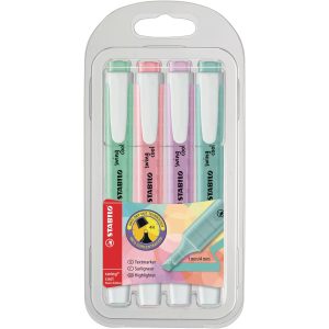 STABILO Textmarker Swing Cool Pastell 4 Stück