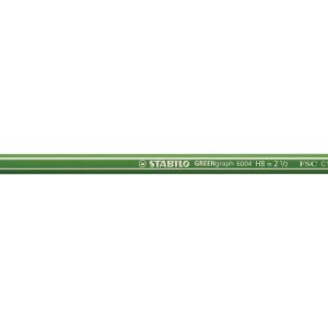 STABILO Bleistift Greengraph HB, Medium (M), Grün
