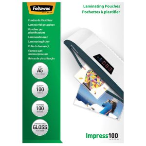 Fellowes Laminierfolie A5, 100 µm, 100 Stück, Glänzend