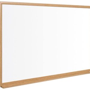 Bi-Office Magnethaftendes Whiteboard 45 cm x 60 cm, Weiss