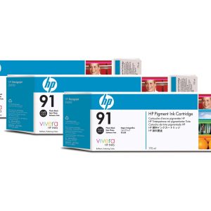 HP Tinte Nr. 91 (C9481A) Photo Black (3er-Pack)