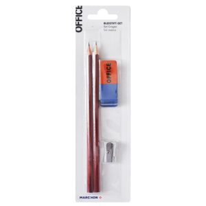 Office Bleistift HB, Rot, 2 Stück