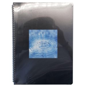 Office Spiralblock A4 50 Blatt, Kariert, Schwarz