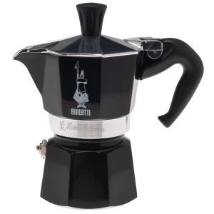 Bialetti Espressokocher Moka Express 1 Tassen, Schwarz
